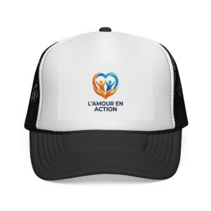 Trucker Cap — L'Amour en Action Heart Logo (Charity/Volunteer Support)