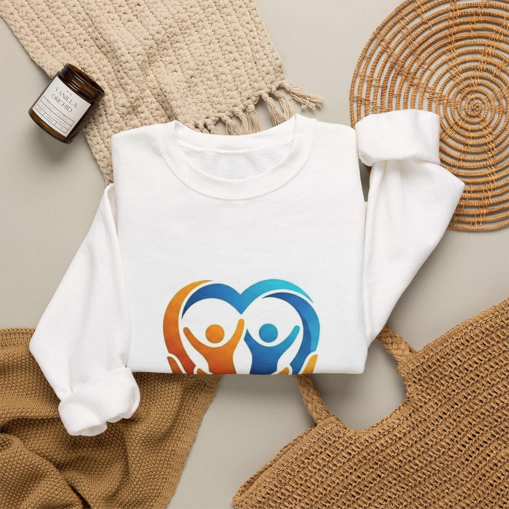 Love in Action Sweatshirt — Heart & Helping Hands Crewneck – Image 4