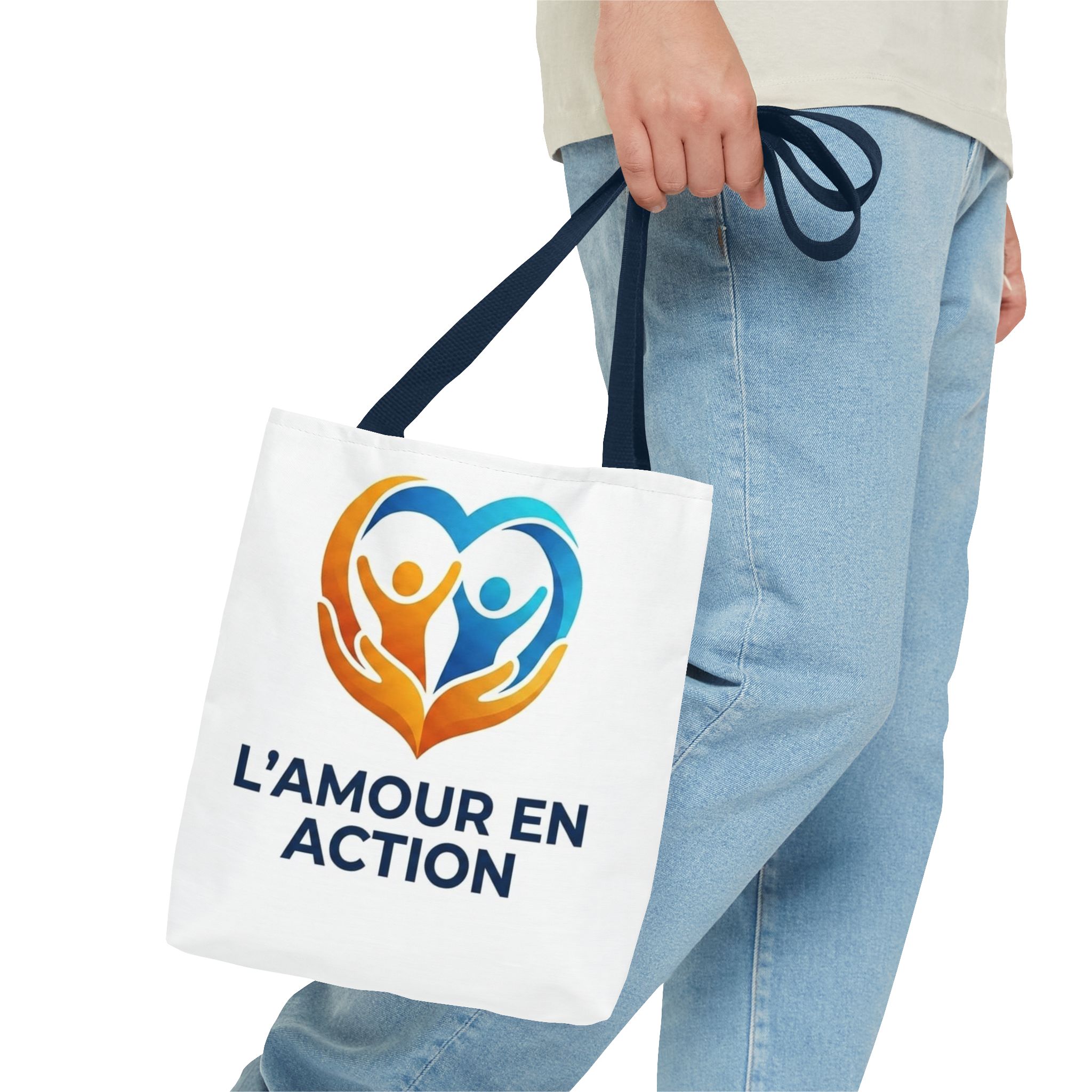 Tote Bag — L'Amour en Action Heart Logo Tote – Image 19