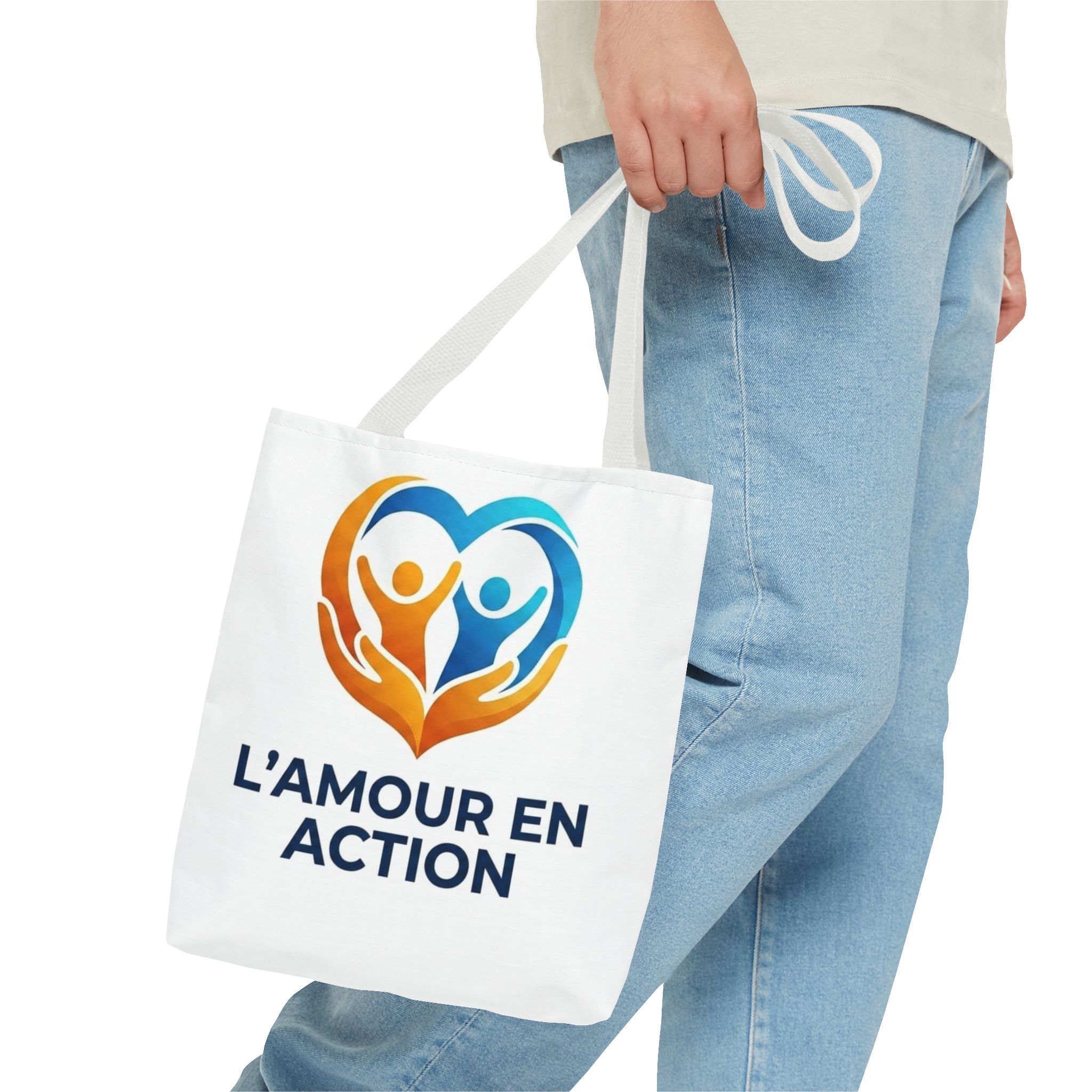 Tote Bag — L'Amour en Action Heart Logo Tote – Image 11