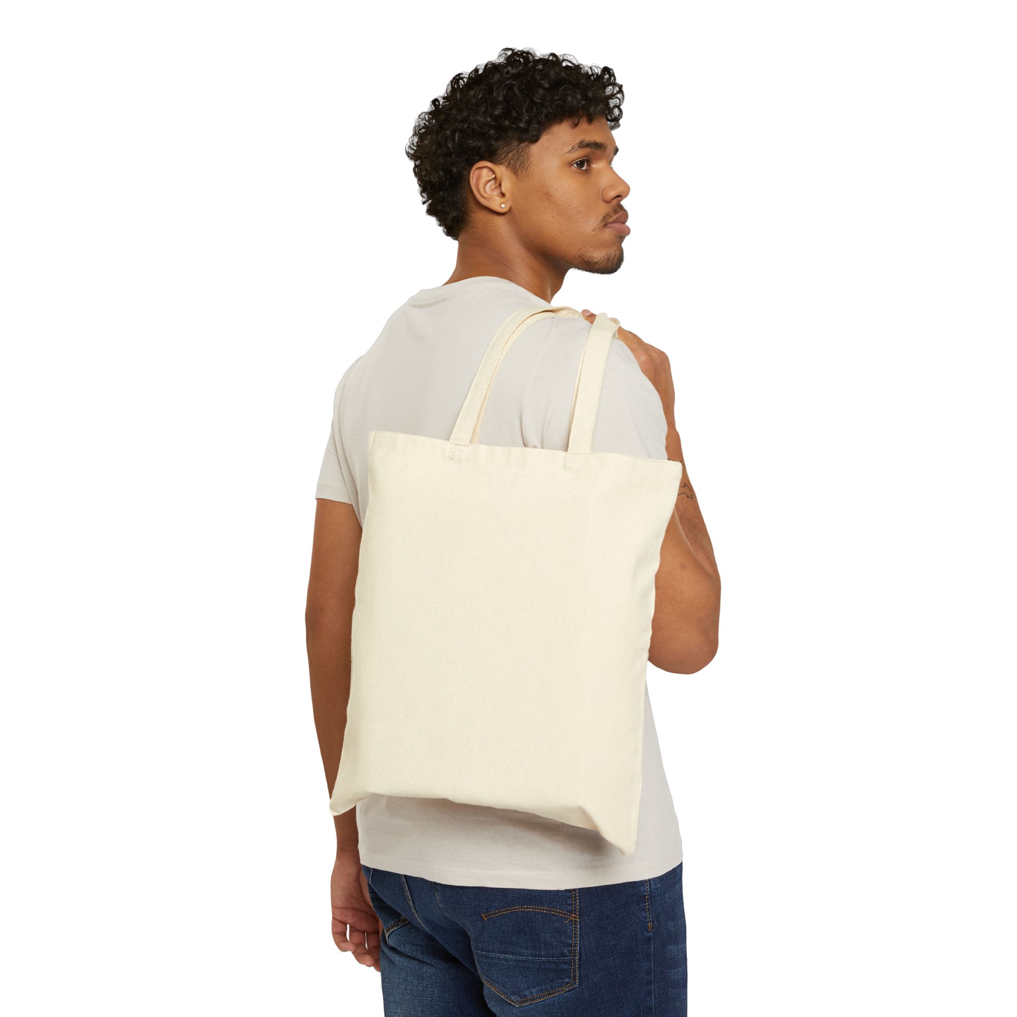 Tote Bag — "Love in Action" Heart Logo Cotton Canvas Tote – Image 4
