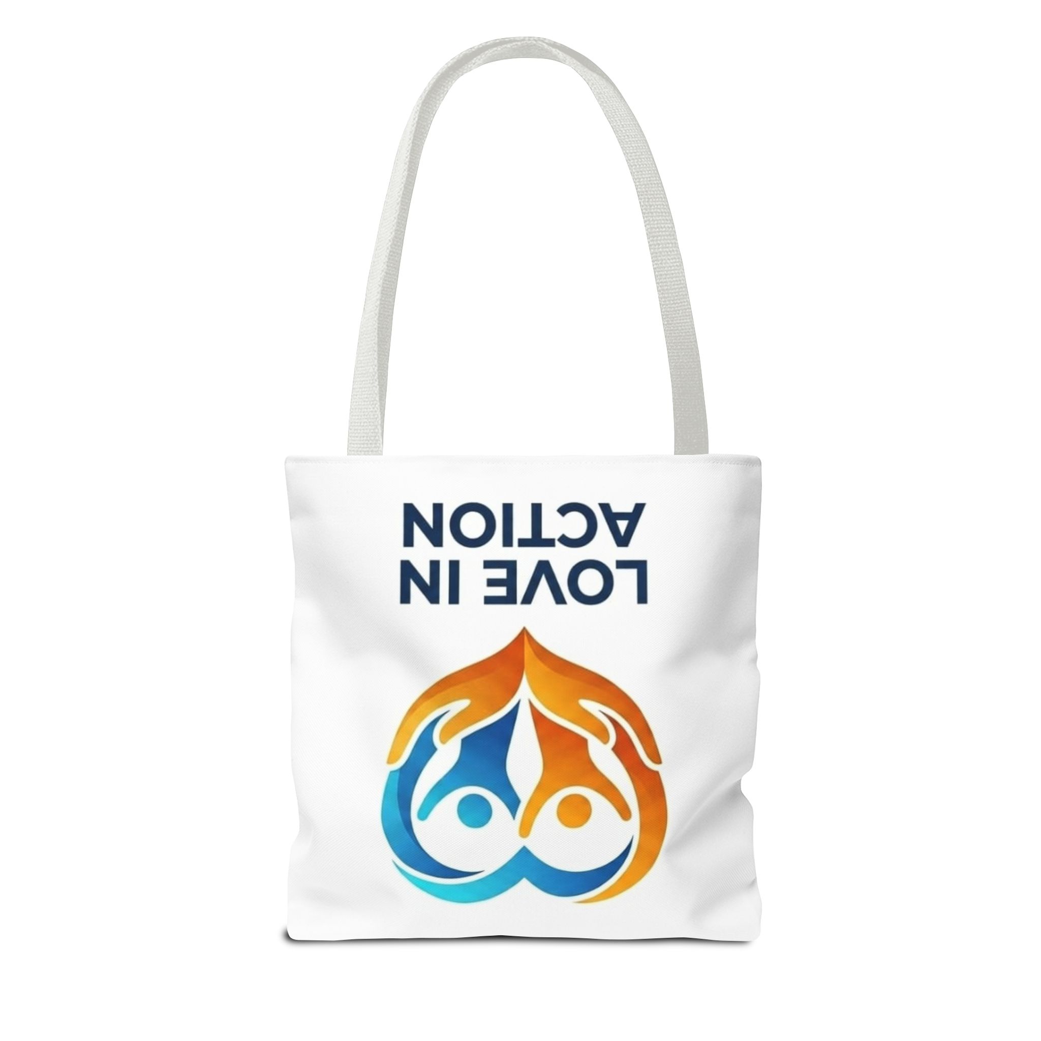 Love in Action Heart Logo Tote Bag – Charity Volunteer Canvas Tote – Image 10