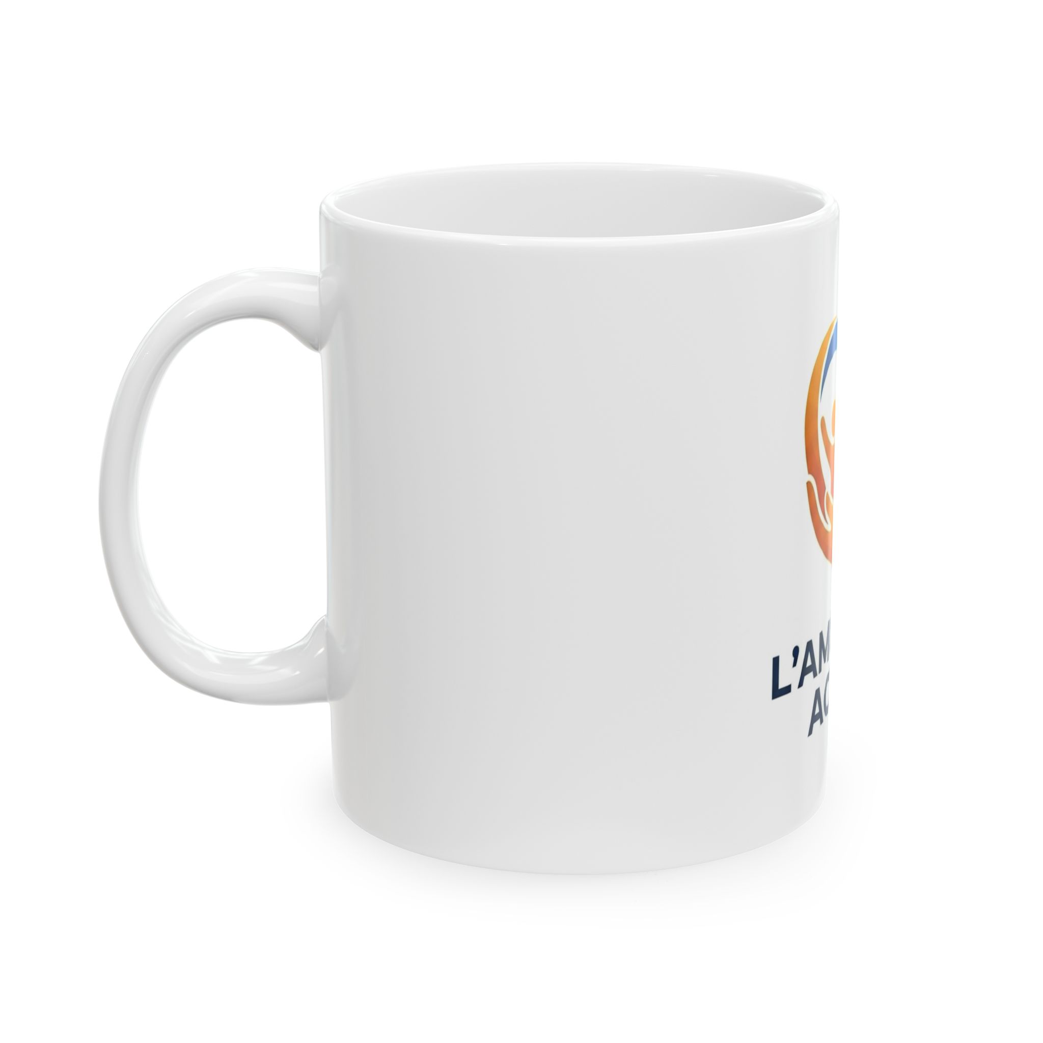 L'Amour en Action Ceramic Mug — Heart & Hands Charity Coffee Cup (11oz/15oz) – Image 3
