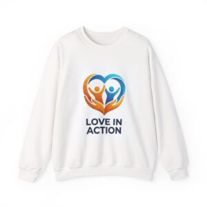 Love in Action Sweatshirt — Heart & Helping Hands Crewneck