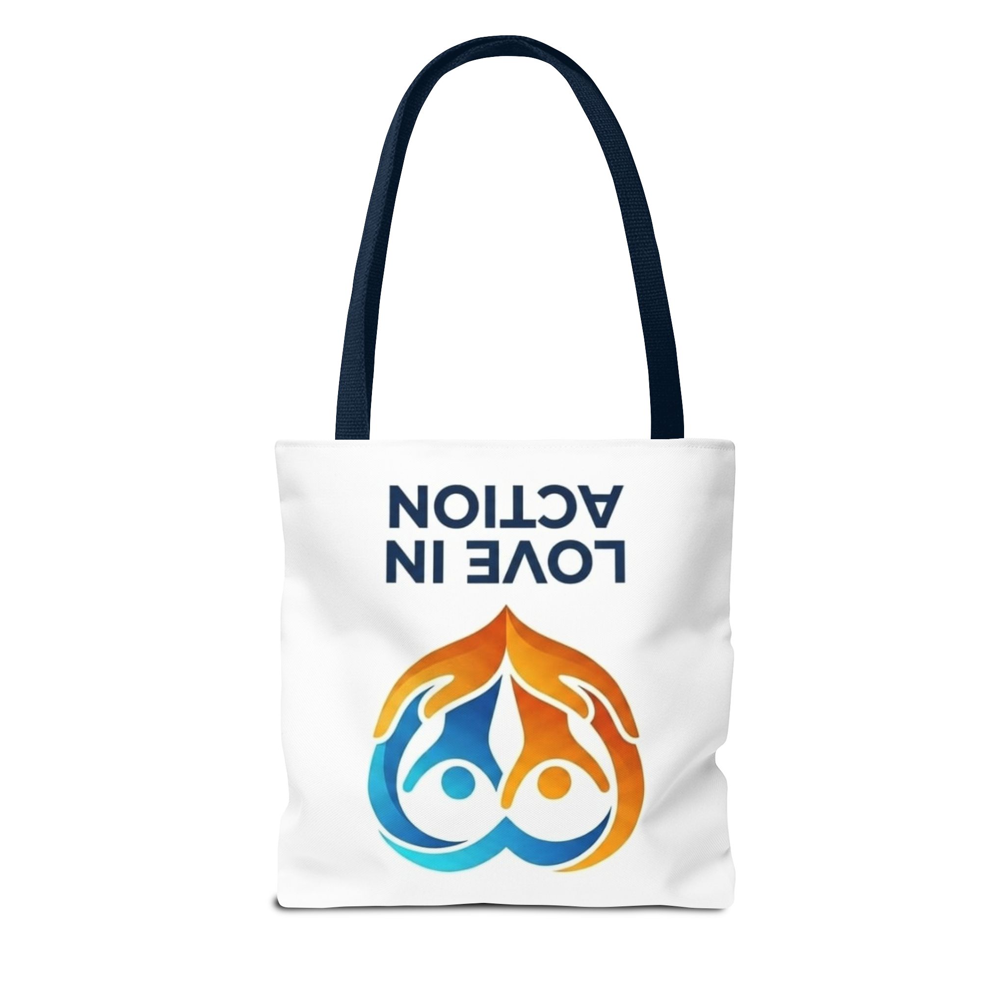 Love in Action Heart Logo Tote Bag – Charity Volunteer Canvas Tote – Image 18