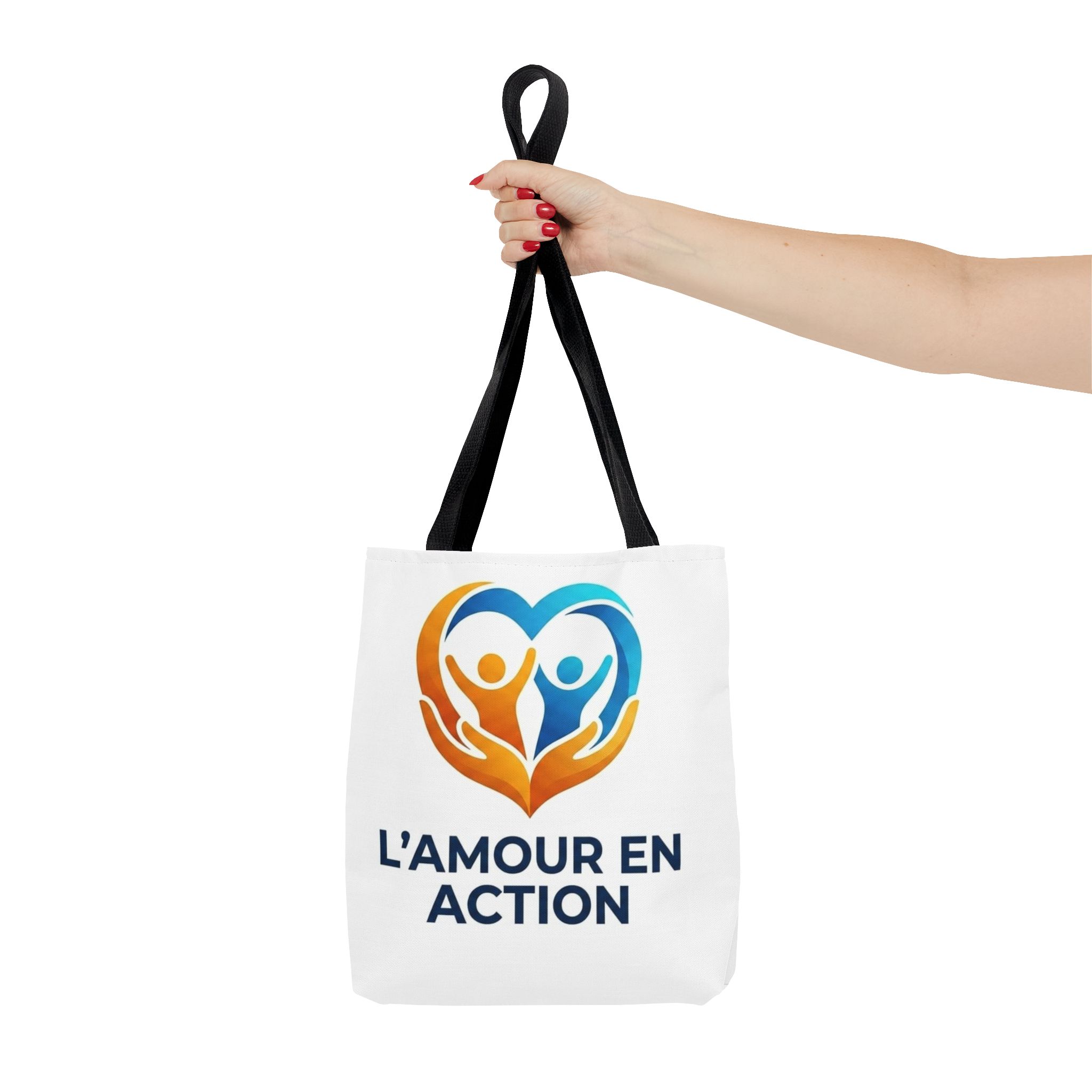 Tote Bag — L'Amour en Action Heart Logo Tote – Image 4