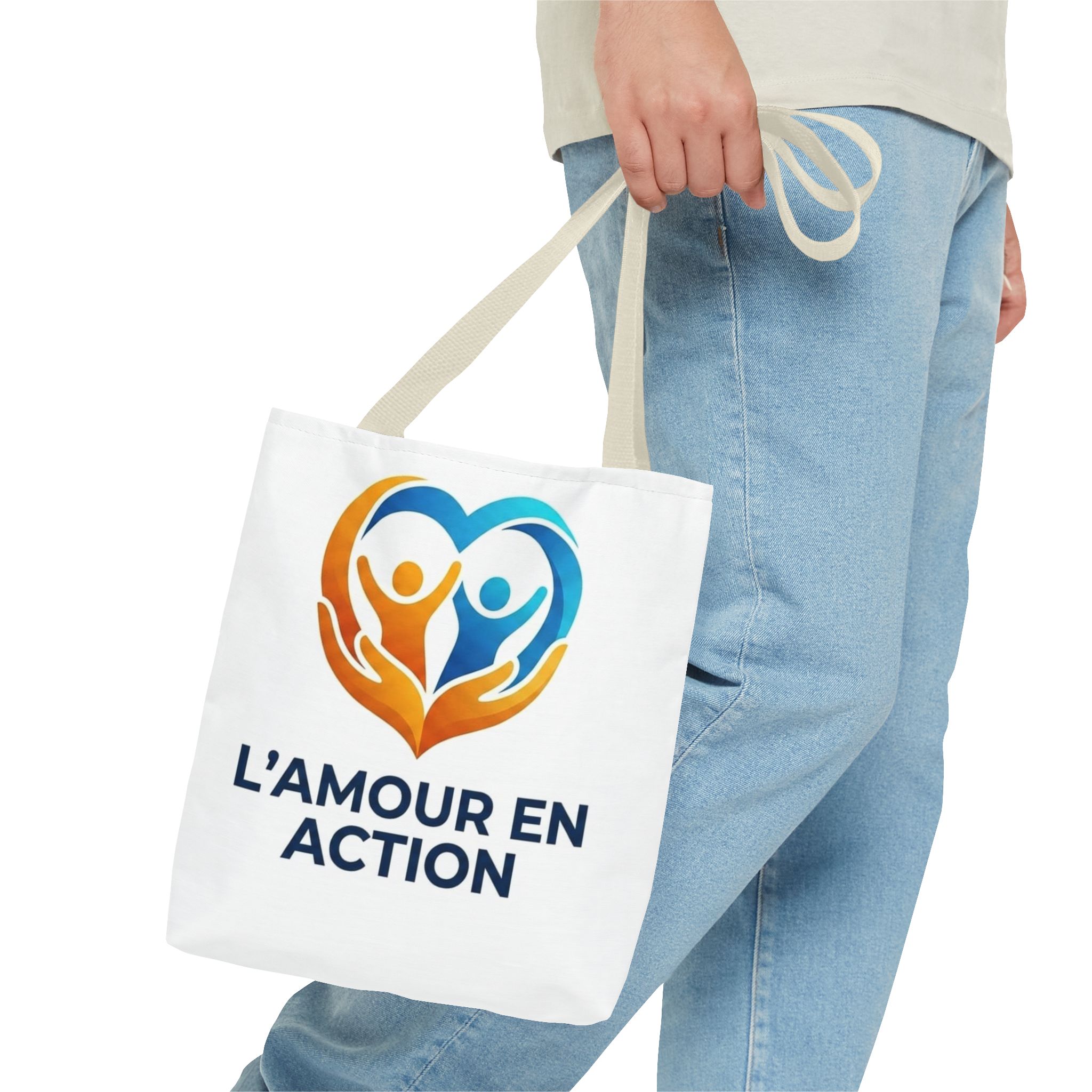 Tote Bag — L'Amour en Action Heart Logo Tote – Image 15