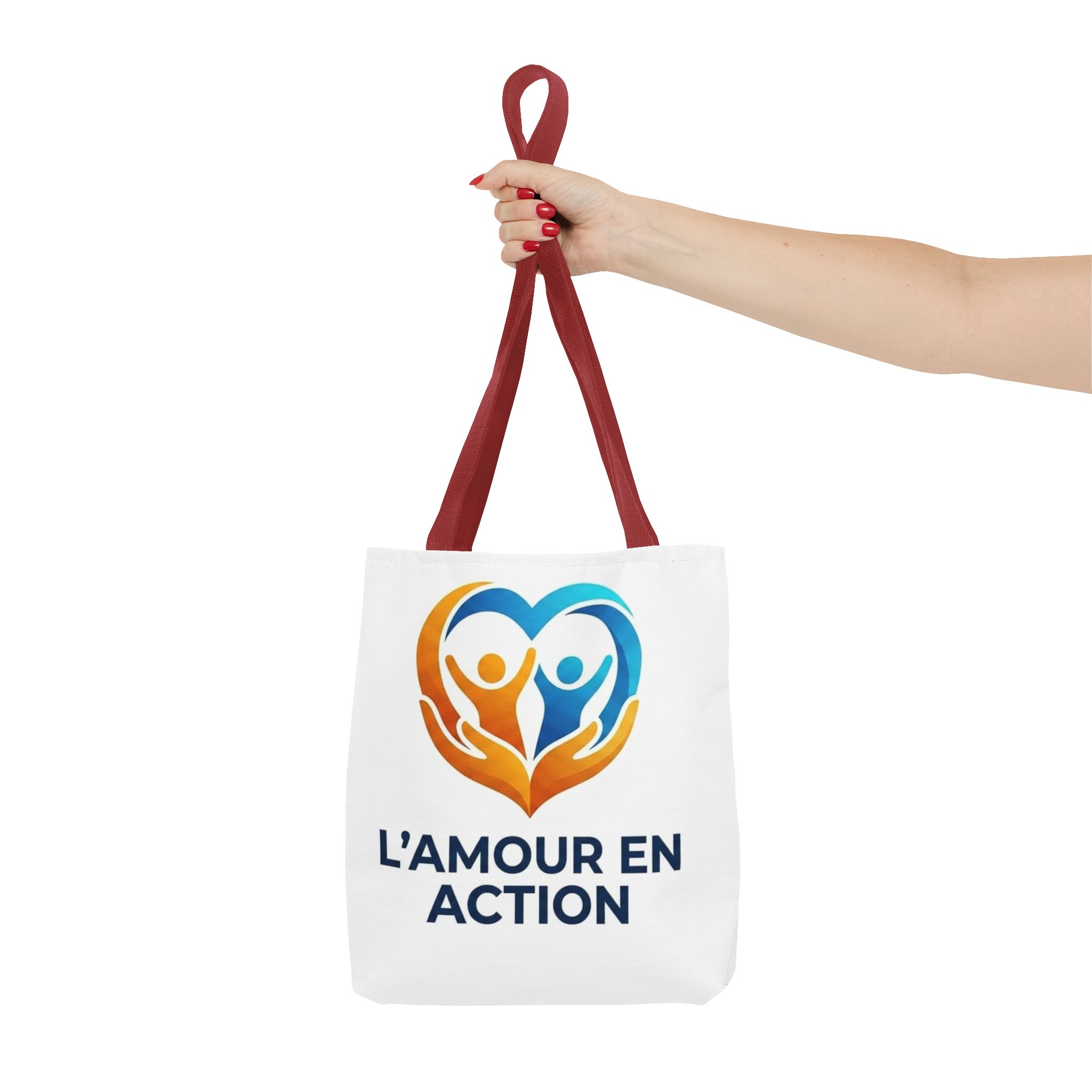 Tote Bag — L'Amour en Action Heart Logo Tote – Image 8