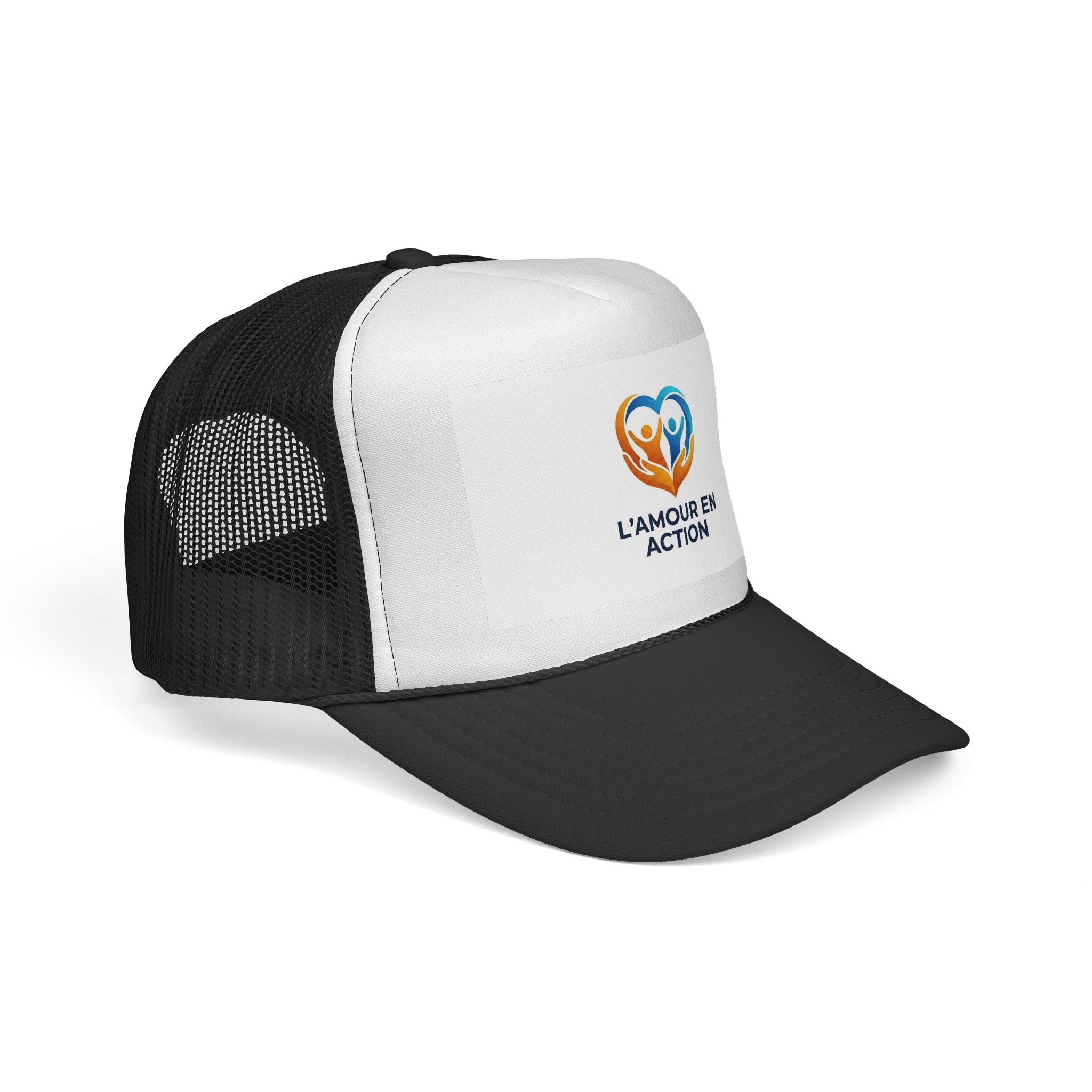 Trucker Cap — L'Amour en Action Heart Logo (Charity/Volunteer Support) – Image 2